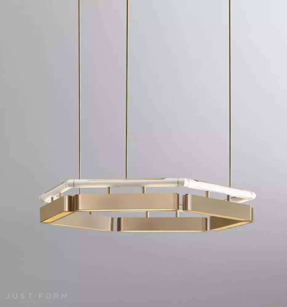 Люстра Colt Hexagon Chandelier фабрика Bert Frank фотография № 5
