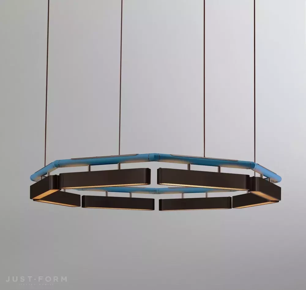 Люстра Colt Octagon Chandelier фабрика Bert Frank фотография № 22