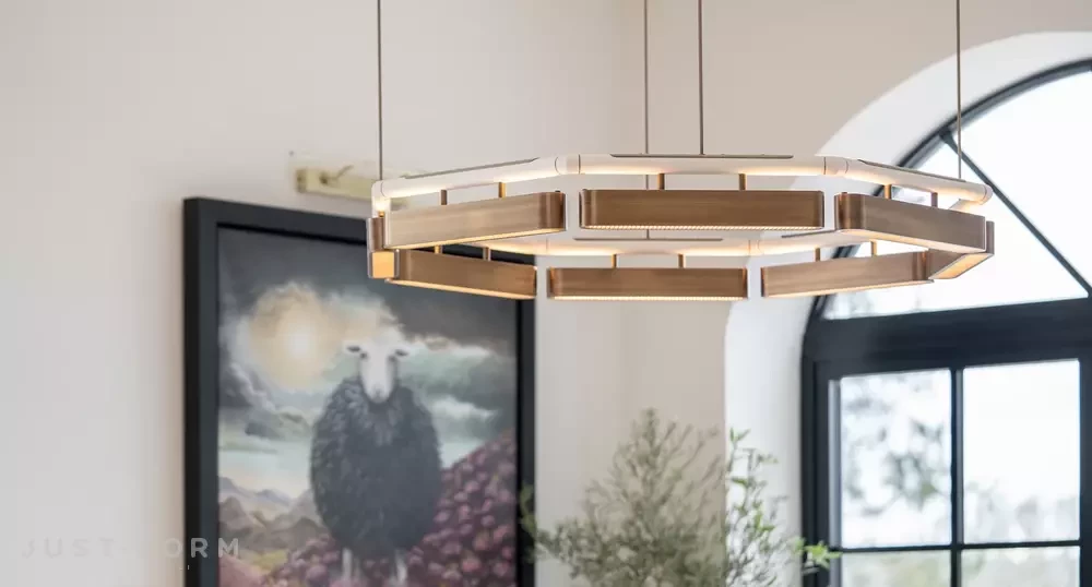 Люстра Colt Octagon Chandelier фабрика Bert Frank фотография № 2