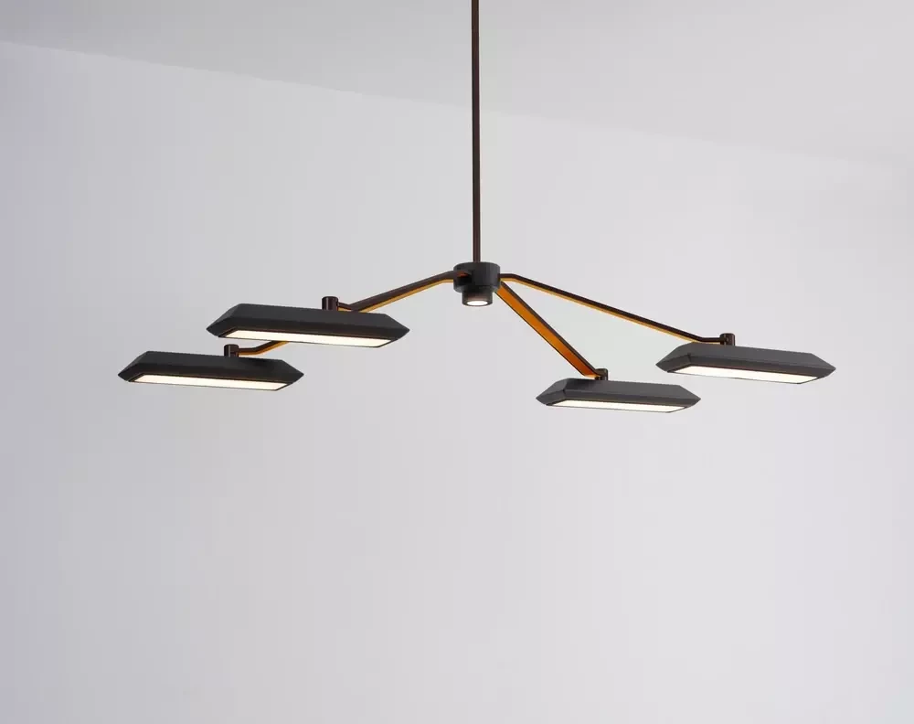 ​Люстра Rinato Linear Chandelier 4 фабрика Bert Frank фотография № 1