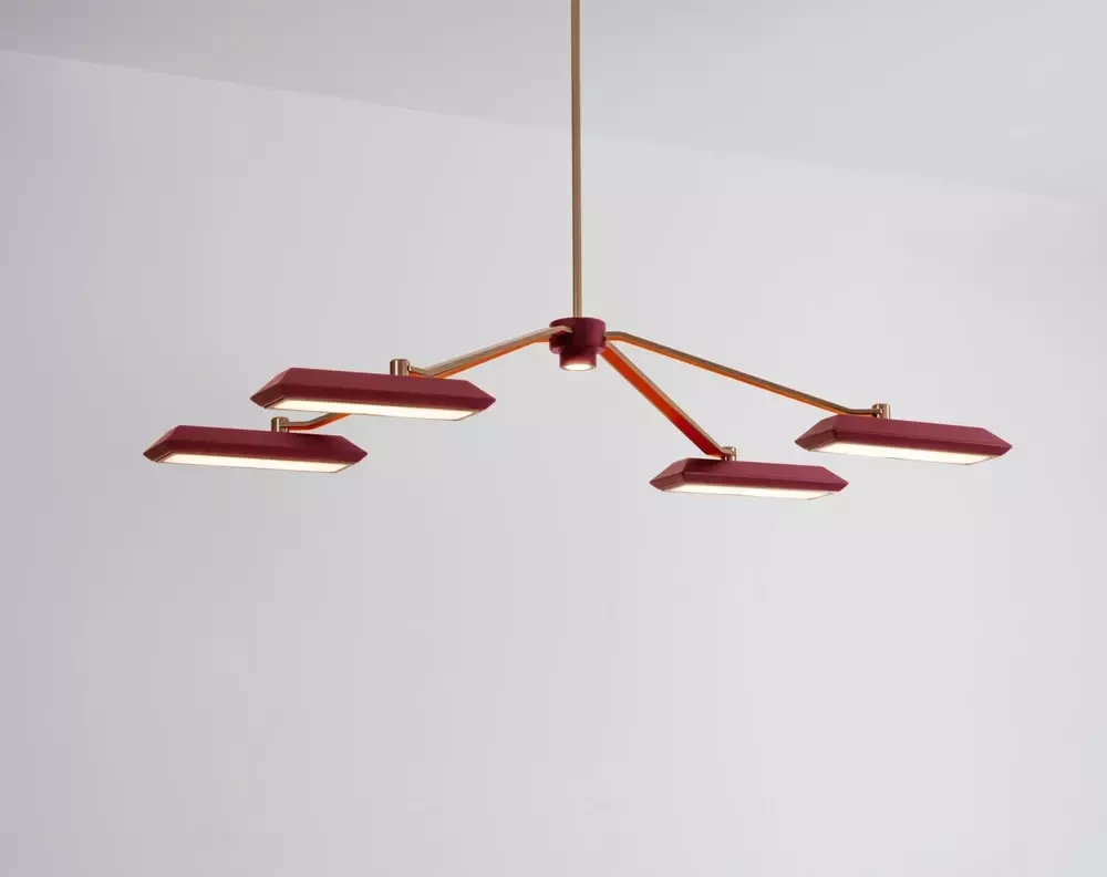 ​Люстра Rinato Linear Chandelier 4 фабрика Bert Frank фотография № 8