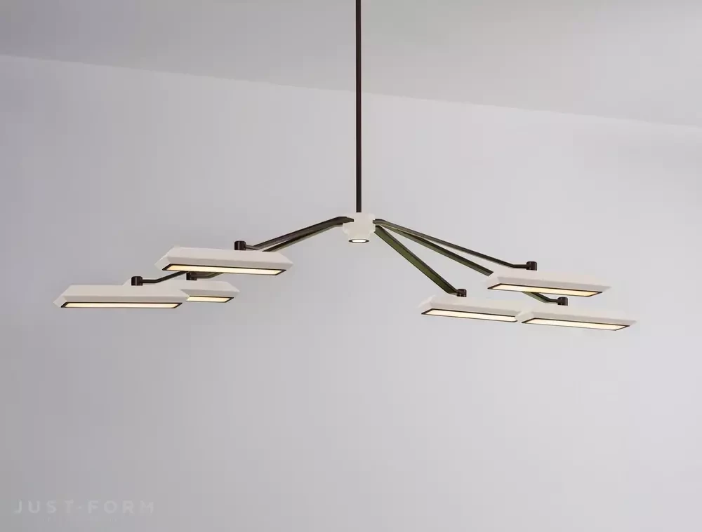​Люстра Rinato Linear Chandelier 6 фабрика Bert Frank фотография № 9