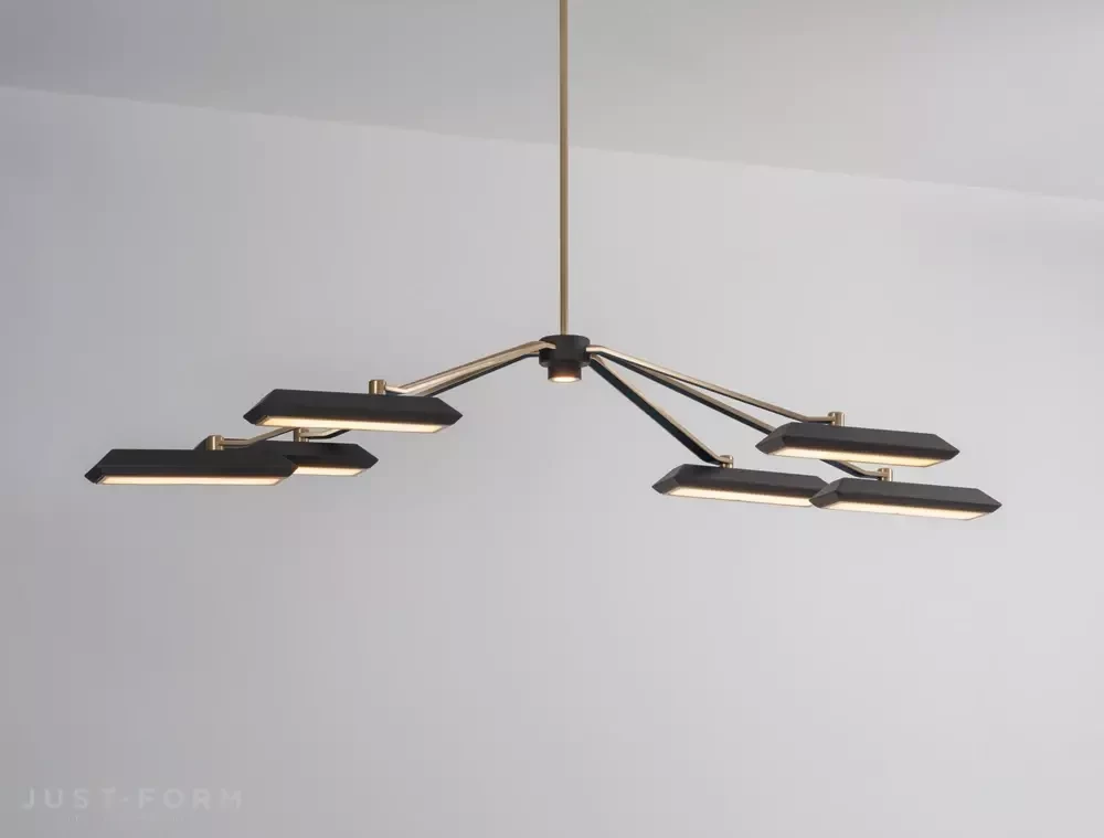 ​Люстра Rinato Linear Chandelier 6 фабрика Bert Frank фотография № 1